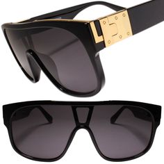 These Oversized Vintage/Retro Style Square Sunglasses Remains One Of The Most Popular Designs Of Its Kind. This Style Of Sunglasses Is Very Popular Among Many Hip-Hop And R&B Stars. With Its Bold And Square Shape, These Sunglasses Will Attract Attention In The Best Way Possible! These Are Designed For Superior Uv Protection, Featuring Uv400 Technology, Blocking Uva And Uvb Sun-Rays That Are Harmful To Your Eyes. Measurements: Lens Width: 56mm Bridge Width: 20mm Temple Length: 145mm Black Wayfarer Sunglasses For Streetwear, Vintage Black Shield Sunglasses For Summer, Retro Black Shield Sunglasses With Uv Protection, Retro Black Sunglasses With Gradient Lenses, Black Retro Sunglasses With Gradient Lenses, Black Shield Sunglasses For Summer Streetwear, Vintage Black Aviator Sunglasses For Summer, Black Vintage Aviator Sunglasses For Summer, Retro Black Sunglasses For The Beach