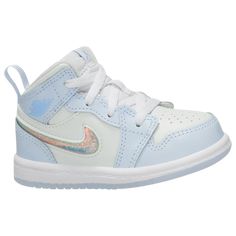 Jordan AJ1 Mid SE | Kids Foot Locker Aj1 Mid, Nike Stuff, Cute Jordans, Toddler Basketball, Air Design, Baby Jordans, European Shoes, Wings Logo, Kids On The Block