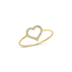 Open Heart Ring, Family Jewels, Jennifer Meyer, Open Heart, Love Ring, Stylish Jewelry, Love Symbols, White Diamonds, Instagram Shop