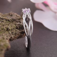 "Celtic style 925 sterling silver womens amethyst promise ring, Unique dainty & elegant promise ring for her, Celtic amethyst engagement ring WE OFFER UNLIMITED PERIOD INSTALLMENTS PLAN This is a beautiful, stunning, feminine ring that works well for all occasions, styles, and ages. You will love it! Ring information Stone: Amethyst Approximate size: 3.5mm Metal type: Silver Metal stamp: 925 Sterling SIlver Customization / Replacements It's easy to create jewelry that's perfect for you. Chan Elegant Amethyst Birthstone Ring For Promise, Elegant Purple Crystal Promise Ring, Elegant Amethyst Promise Ring With Accent Stones, Elegant Amethyst Diamond Promise Ring, Elegant Amethyst Birthstone Ring In Cubic Zirconia, Elegant Amethyst And Cubic Zirconia Promise Ring, Elegant Amethyst Promise Ring, Elegant Amethyst Cubic Zirconia Birthstone Ring, Elegant White Gold Amethyst Promise Ring