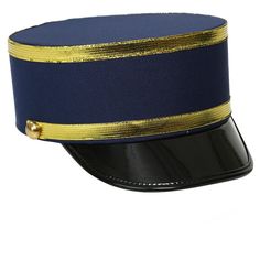 Want to look extra official while you're punching tickets at the train station? Folks who want to wear a realistic train conductor uniform will love topping off their professional look with this Adult Conductor Hat. The patent black brim and gold accents will easily compliment a number of adult train conductor costumes. You'll love wearing this hat while you shout, "all aboard!" before heading out to create your own adventure! Train Conductor Costume Women, Train Conductor Costume, Train Conductor Hat, Conductor Hat, Train Conductor, Create Your Own Adventure, Thomas The Train, All Aboard, Professional Look