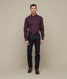 San Antonio - Lucchese Fitted Flannel Shirt For Workwear, Classic Workwear Flannel Shirt With Welt Pockets, Classic Flannel Workwear Shirt With Welt Pockets, Classic Fitted Flannel Workwear Shirt, Fitted Button-up Flannel Shirt For Work, Fitted Collared Flannel Shirt For Workwear, Classic Flannel Shirt With Spread Collar For Work, Cotton Flannel Shirt With Welt Pockets For Work, Fall Business Casual Shirt With Hidden Button Closure