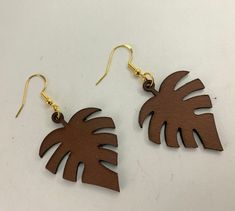 Leather Floral Dangle Earrings, Handmade Womans Boho Bohemian Natural Minimalist Leaf Shaped Jewelry, Girls Veg Tan Hypoallergenic Trees - Etsy Trendy Handmade Leaf-shaped Earrings, Brown Leaf-shaped Earrings Gift, Handmade Adjustable Leaf-shaped Earrings, Gold Bohemian Leaf-shaped Jewelry, Bohemian Metal Flower-shaped Earrings, Handmade Brown Leaf-shaped Jewelry, Bohemian Leaf-shaped Brass Jewelry, Bohemian Brown Leaf-shaped Earrings, Leather Floral