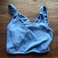 Blue Crossover Tank Top Spaghetti Crop Top, Blue Tank Top, Aeropostale, Crossover, Spaghetti, Color Blue, Crop Top, Tank Top, Womens Tops