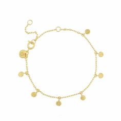 Elegant Adjustable Chain Bracelet With Charms, Elegant Adjustable Charms Chain Bracelet, Elegant Gold Plated Bracelets With Charms, Adjustable Yellow Gold Dangle Charm Bracelet, Adjustable Yellow Gold Charm Bracelet With Oyster Design, Yellow Gold Metal Dangle Bracelets, Adjustable Yellow Gold Bracelets With Charms, Elegant Sterling Silver Adjustable Charm Bracelet, Elegant Adjustable Charm Bracelets