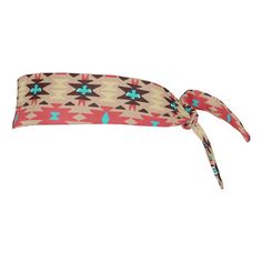 This colorful headband features a bright Native American pattern in red, teal, black, yellow, and brown. A distinctive pattern with a western flair! Be sure to see the matching products in our store. Adjustable Red Headband For The Beach, Adjustable Casual Festival Headband, Casual Multicolor Bandana For The Beach, Multicolor Festival Headband, Adjustable Red Bohemian Headband, Multicolor Headband Bandana For Beach, Multicolor Bandana Headband, Multicolor Bandana With Matching Headband For Festival, Adjustable Red Headband For Festivals