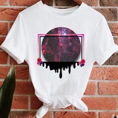 Women Lady Watercolor New 90s Tee Fashion T-shirts Print Summer Clothes Female Short Sleeve Tshirt Top Graphic T-shirt 90s Inspired Graphic Print T-shirt For Summer, Grunge T-shirt With Funny Print For Summer, Grunge Crew Neck T-shirt With Funny Print, Summer Grunge T-shirt With Funny Print, Y2k T-shirt With Sublimation Print For Summer, Multicolor Grunge Crew Neck Top, Multicolor Letter Print Grunge Tops, Multicolor Letter Print Grunge T-shirt, Multicolor Grunge T-shirt With Letter Print