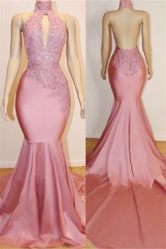 Backless Mermaid Prom Dresses, Prom Dress With Train, Cheap Prom Dresses Long, Mermaid Prom Dresses Lace, Pink Formal Dresses, Prom Dresses Sleeveless, Gowns Prom, Sequin Prom Dresses, Dresses Homecoming