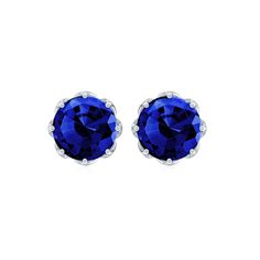 Decorative Set, Sapphire Solitaire, Solitaire Setting, Solitaire Studs, Signature Jewelry, Timeless Jewelry, Round Earrings, Conflict Free Diamonds, Free Jewelry