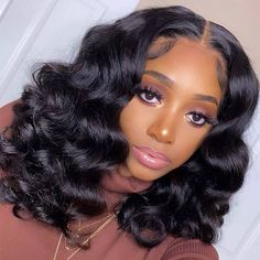 Kręcony Bob, Brazilian Loose Wave, Loose Deep Wave, Corte Bob, Curly Bob Wigs, Loose Waves Hair, Virgin Hair Wigs, Bob Lace Front Wigs, Body Wave Wig