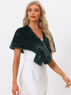 Shop Allegra K for Faux Fur Shawl Winter 1920s Stole Bridal Wedding Wraps you are looking for, get more women's Fur Jackets for yourelf. Order now! Free Returns! Faux Fur Wedding, Short Sleeve Bolero, Fur Jacket Women, Shawl Winter, Faux Fur Shawl, Elegant Shawl, Fur Jackets, Fur Shawl, Wedding Wraps