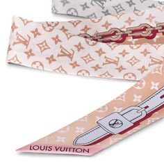 LOUIS VUITTON® - Monogram Confidential Bb Bandeau - Grey Louis Vuitton Official, White Silk, Latest Design, Unique Patterns, Women Collection, Louis Vuitton Monogram, Louis Vuitton, Monogram, Leather