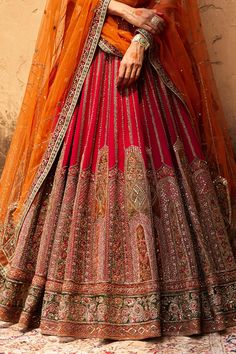 Buy Red Lehenga And Blouse Raw Silk Embroidery Kasab Mariyam Bridal Set For Women by Roqa Online at Aza Fashions. Unstitched Red Lehenga For Reception, Red Floor-length Sharara With Zari Work, Traditional Red Semi-stitched Gown, Red Unstitched Lehenga With Traditional Drape, Unstitched Red Lehenga With Traditional Drape, Red Unstitched Lehenga In Traditional Drape, Unstitched Red Lehenga In Traditional Drape, Unstitched Red Chandbali Choli, Red Traditional Unstitched Gown