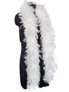 PRICES MAY VARY. High-quality Feather Boass for Crafts: Our Boas are made of high quality turkey hair. They are naturally non-toxic. Each piece of feather has undergone strict quality inspection. Please feel free to use it. Note: Turkey Chandelle Feather Boas made by Hand, Feathers falling off when removing from packaging is NORMAL and even expected. pls hang them up for few hours before wearing and be avoid to wear light color clothes if you use dark Boass. Dancing Wedding Crafting for any Adul Hollywood Decorations, Diy Craft Party, White Feather Boa, Feather Boas, Dress Up Halloween, Flapper Party, Dark Trim, Black Tie Attire, Party Dancing