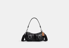 Ashton Baguette In Signature Denim | COACH OUTLET Ashton Baguette Coach, Coach Ashton Baguette, Gothic Prom, Gothic Prom Dress, Summer Swag Outfits, Coach Outfits, Purse Aesthetic, Dr Wardrobe, Summer Wishlist