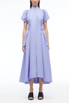 Flare Dress Casual, Womens Pants Design, Cotton Poplin Dress, Puff Dress, Poplin Dress, Midi Dress Casual, Spring 2023, Knitwear Design, Phillip Lim