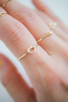 Basic Stacking Set Of 3 Rings, Gold Fill, Rose Gold Fill or Sterling S – Hannah Naomi Jewelry Simple Design Gold Stackable Rings As Gift, 14k Gold Filled Stackable Rings As Gift, Adjustable Stackable Midi Rings Fine Jewelry, Dainty Rose Gold Stackable Rings Tarnish Resistant, Dainty Rose Gold Tarnish Resistant Stackable Rings, Dainty Rose Gold Tarnish-resistant Stackable Rings, Adjustable Delicate 14k Gold Midi Rings, Stackable 14k Gold Filled Jewelry For Wedding, Adjustable 14k Gold Stackable Toe Rings