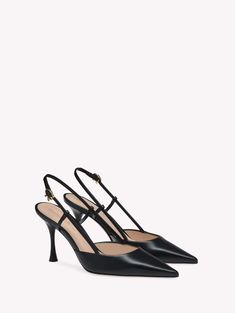 Buy ASCENT for USD 950.00 | Gianvito Rossi United States Luxury 4-inch Slingback Kitten Heels, Designer Slingback Pumps With 4-inch Heel And Pointed Toe, Luxury Slingback Kitten Heels With 4-inch Heel, Elegant Evening Kitten Heels With Buckle Closure, Luxury Ankle Strap Heels For Work, Luxury Slingback Kitten Heels With Sculpted Heel, Luxury Slingback Kitten Heels With Heel Strap, Elegant 4-inch Kitten Heels With Single Toe Strap, Elegant Gold Heels With Buckle Closure