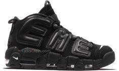 Firstly released in 1997, the Nike Air Pippen series is one of the Nike Basketball's underrated pieces . Full-range cushion, dynamic fit, and lightweight constructions were all there. \nIt's nearly impossible to miss Nike Air Uptempo. Debuted in 1996, it is a bold basketball sneaker inspired by oversized objects from ’90’s graffiti and pop art. \n Oversized Objects, Nike Air Uptempo, Nike Air More Uptempo, Nike Air More, Black Basketball Shoes, Basketball Sneakers, Nike Basketball, Sketchers Sneakers, Stylish Sneakers