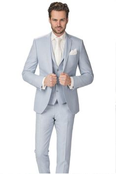 "This is a premium Three piece suit by Groom Wear Studio crafted from high quality fabric and imported materials. Our products are handcrafted by experienced tailors who make sure the that the stitching is precise, lining is proper and the overall product is sturdy enough to not go out of shape for more than a few years. Also all our products have extra margins in their length, sleeves, sides so it's easily alterable if your size changes after some time. To see more available colours and designs in this collection, Check out the 'Classic premium Three Piece Suit Section. *This is a premium three piece suit jacket and trouser  *We also offer customization so we can provide you an even better fit if you massage us your measurements (in inches) of Chest, Stomach, Waist, Hip, Shoulder and Actu Party Slim Fit Suit In Suiting Fabric, Slim Fit Party Suit, Party Slim Fit Suits, Groom's Slim Fit Suit With Suit Collar, Slim Fit Suit With Suit Collar For Groom, Slim Fit Notch Lapel Suit For Wedding, Fitted Suit For Groom In Suiting Fabric, Fitted Suits For Groom In Suiting Fabric, Fitted Suiting Fabric Suit For Groom