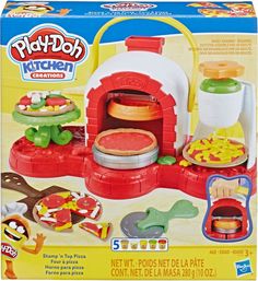 play - doh kitchen creations set with pizza oven