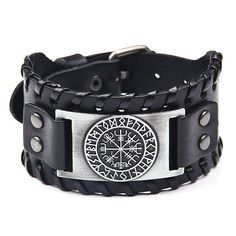 Gender:Men's; Shipping Weight:0.05; Package Dimensions:27.912.11.1; Listing Date:12/04/2020; Special selected products:COD; products source:online-scm Knot Leather Bracelet, Runes Celtic, Punk Braids, Rune Vichinghe, Pirate Compass, Mens Leather Cuff Bracelets, Rune Necklace, Norse Necklace, Wolf Bracelet