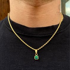 Mini 18K Gold Opal Stone Pendant Necklace Men - Can be purchased with or without the chain. Created using cuts of a lab created opal gemstone. Every stone is unique making this the perfect gift/ present. Also Available in 18K Gold. Other Gemstones: Lapis Lazuli (Natural) & Onyx (you can request them or order them via our page). Pendant size: 7.5mm x 7.5mm  ✔️Hypoallergenic & Safe to wear in Water - This Necklace will not irritate your skin or fade ✔️Pendant can be removed from the chain (or purc Mens Pendant Necklace, Etsy Jewellery, Mens Necklace Pendant, Mini Gold, Mens Necklace, Gemstone Pendant Necklace, Pendant Necklace Silver, Stone Pendant Necklace, Necklace For Men