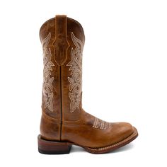 Meet Mae! She is the perfect blend of southern charm and sassy Western flair! Mae offers a timeless western style with a modern, feminine touch, perfect for any cowgirl! $191.99 Square Toe Cowboy Boots, Boots Mid Calf, Modern Feminine, Southern Charm, Western Cowboy Boots, Goodyear Welt, Western Style, Brown Boots, Low Heels