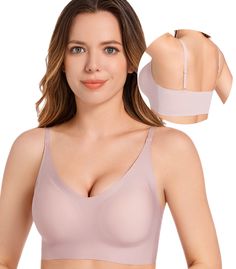 PRICES MAY VARY. Comfortable basic bras: the thin and soft daily bras are very smooth, breathable and light as clouds, feel like wearing nothing at all. Thin Soft Sleep Bra: the seamless leisure bra gives an invisible look under clothing, wireless style conforms to natural shape that offers effortless comfort. Japanese Advanced Hot-melt Adhesive Technology: no sewing wires, professional technology protects skin from any pressure without leaving mark. Removable Padded Daily Bra: our soft and comf True And Co Bras, Sleeping Bra, Second Skin Bra, Bra Pack, Casual Bra, Leisure Bra, Body Bra, Sleep Bra, Lounge Bra