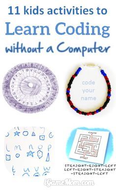 Can you learn coding without a computer? Yes you can! These 11 fun activities for kids teach them basic coding concepts off-screen. Check them out and see what fundamental computer programming concepts you can teach your child without a computer. Fun STEM activities for kids of all ages. Education Worksheets, Science Experience, Fun Stem Activities, Basic Coding, Teaching Coding, Learn Coding, Computational Thinking, Daily Five