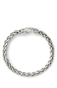 Sterling silver. Bracelet, 6mm. Lobster clasp closure. Made in the USA. Sterling Silver Bracelet, David Yurman, Made In The Usa, Chain Bracelet, Lobster Clasp, Diamond Bracelet, Wheat, Silver Bracelet, Nordstrom