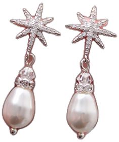 Elegant Dangle Earrings With Star Charm, Elegant Party Earrings With Star Charm, Elegant Star Charm Earrings For Party, Elegant Star-shaped Sparkling Earrings, Elegant Silver Earrings With Star Charm, Silver Star-shaped Formal Jewelry, Star-shaped Cubic Zirconia Jewelry With Matching Earrings, Silver Star-shaped Jewelry For Formal Occasions, Silver Star-shaped Jewelry For Formal Events