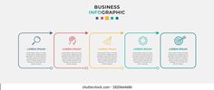 the business info graphic is shown with four options for each individual to use in this project