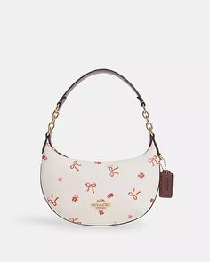 COACH® | Mini Payton With Bow Print Tas Coach, Designer Essentials, Brands Bags, Bday List, Luxury Bags Collection, Handbag Essentials, Bow Print, Girly Bags, Pink Bows