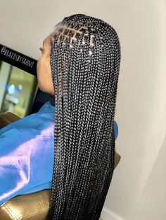 Braids Parting, Best Braided Hairstyles, Ghana Braid Styles, Medium Knotless, Short Box Braids, Braids Styles, African Hair Braiding Styles, Long Box Braids