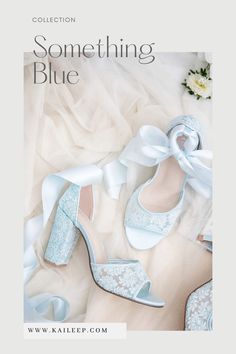 Blue Bridal Shoes Shoes For Brides, Summer Clothes Collection, Trendy Bride, Blue Wedding Inspiration, Blue Wedding Shoes, Something Blue Wedding, Bridal Heels, Women Flats, Cute Wedding Ideas