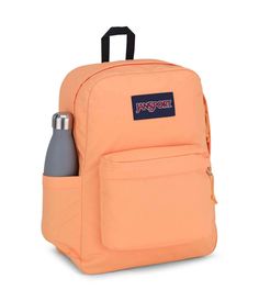 With its classic silhouette, the Jansport Superbreak is ultra-lightweight for everyday use. Available in a multitude of colors and prints, perfect for every style of personal expression. It features a side water bottle pocket, large main compartment, padded shoulder straps, front utility pocket with organizer, and padded back panel. Material: 100% Polyester Dimensions: 42 x 33 x 21 cm Weight: 0.3 kg Back To School Sports Backpack With Water Bottle Pocket, Beige Jansport Backpack, Functional Orange Backpack For School, Back To School Hiking Backpack With Water Bottle Pocket, Jansport Backpacks Big Student With Laptop Pocket, Orange Jansport Backpack, Pink Backpack Jansport, Light Pink Jansport Backpacks, Jansport Superbreak Backpack