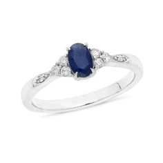 9 Carat White Gold 6mm x 4mm Oval Sapphire Equalling 0.56 Carat, & 6 Diamonds Equalling 0.13 Carat & Two Diamonds Equalling 0.01 Carat, Total Diamond Weight 0.14 Carat, Ring This ring can be sized up or down by two sizes Jewellery Shop, Ring Watch, Central Coast, Jewelry Repair, Pendant Rings, Exquisite Jewelry, Jewellery Boxes, Pearl Pendant, Gemstone Earrings