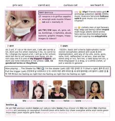 Chat Design, Pink Music, Cute Kpop, Organization Board