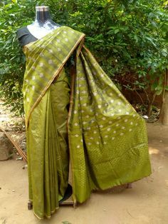 handmade tassar silk saree for ladish wear Green Raw Silk Saree With Weaving Work, Green Silk Saree With Weaving Work, Green Banarasi Silk Saree With Weaving Work, Green Katan Silk Traditional Wear With Weaving, Green Katan Silk Saree With Weaving Work, Gold Cotton Silk Saree With Weaving Work, Green Raw Silk Saree With Self Design, Silk Saree, Silk Sarees