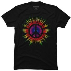 Hey man that is a groovy design is what they will be saying.  This Tie Dye Peace Sign is exploding with colors, excitement, opportunity and of course Peace.   Designed by Mel00 for Design By Humans. Pick up this one of a kind graphic design and support one of our global artists today. Tie Dye Peace Sign, Groovy Design, Wardrobe Wishlist, Hey Man, Graphic Tee Design, Men's Graphic T Shirt, Mens Long Sleeve Tee, Peace Sign, Cool Tees