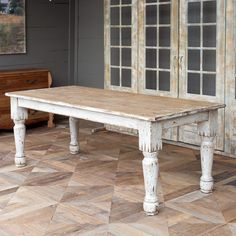 Park Hill French Country Dining Table EFT01171 Country Dining Table, French Country Dining Table, Farmhouse Style Dining Table, Country Dining Tables, Distressed Table, French Farmhouse Style, French Country Dining, Country Dining, Vintage Dining Table