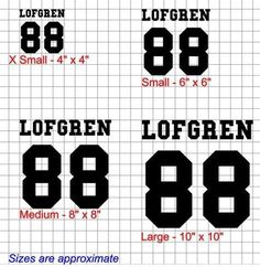 four different numbers are shown in black and white, each with the same number on it