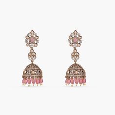 Description The Esther CZ Jhumka Earrings combine the classic and contemporary aesthetics seamlessly. They feature a distinctive design that draws inspiration from the Victorian era, embellished with sparkling CZ stones to enhance their allure. For an optimal effect, wear these exquisite earrings with your preferred Tarinika Jewelry pieces. Details & Specifications: Materials used: CZ Stone with Antique Gold Plating Weight - Earrings 31.35 gm Length - Earrings 7.5 cm Make it custom Want to make Cz Necklace, Jhumka Earrings, Custom Earrings, Cz Stone, Victorian Era, Indian Jewelry, Gold Plating, Antique Gold, Jewelry Shop