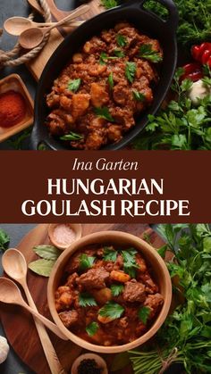 Ina Garten Hungarian Goulash Recipe Hungarian Potato Goulash, Hungarian Goulash Recipes Authentic, Beef Goulash Recipes, Hungarian Goulash Recipes, Austrian Goulash, Grandma's Goulash Recipe, Hungarian Beef Goulash, Best Goulash Recipes, German Goulash