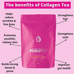 Fusspot Collagen Beauty Tea (@prettylittlefusspot) • Instagram photos and videos Benefits Of Collagen, Collagen Benefits, Weak Hair, Skin Collagen