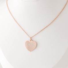 Heart Necklace Personalized ∙ Exclusive jewelry for you and your loved one ♥• Made to Order• Available in Solid 925 Sterling Silver, 18K Yellow Gold plated and 18k Rose Gold plated over solid 925 sterling silver.• Heart size 20mm x 18mmH O W • T O • O R D E R• Make your selections (such as Primary Color and Chain Length ) from the drop-down boxes within the listing.• You can enter any name/date/word you wish in the space provided at checkout.• It can be engraved in both sides. Leave the names to Engraved Heart Necklace, Gold Heart Necklace, Exclusive Jewelry, Engraved Necklace, Necklace Personalized, Rose Gold Necklace, Sterling Silver Heart, Silver Heart, 18k Rose Gold