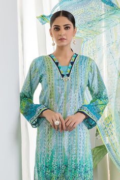 Bonanza Satrangi Sea Angel Ast223p40 Summer Collection 2022 Original brand suit fabric and photography lite diffrance in actual print. Multicolor V-neck Cotton Sets, Green V-neck Sets With Printed Motifs, Eid Long Sleeve Cotton Digital Prints, Multicolor Cotton V-neck Sets, Green Sets With Digital Print And Long Sleeves, Green Digital Print Long Sleeve Sets, Green Long Sleeve Sets With Digital Print, Green Cotton Set With Digital Print, Green Tops With Printed Motifs For Eid