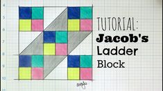 the letter k made out of colored blocks with text that reads, ` person's ladder block