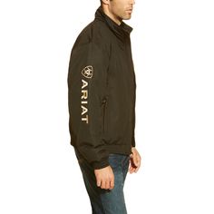 Who says style and function can't go hand in hand? Lightweight but ultra warm, this sharp-looking jacket protects you from the elements and shows everyone whose team you're on. Team Logo Insulated Jacket | Men's Team Logo Insulated Jacket in Black, Size: Small by Ariat Hand In Hand, Freedom Of Movement, Range Of Motion, Embroidery Logo, Puma Jacket, Team Logo, Adidas Jacket, Carry On, Rain Jacket